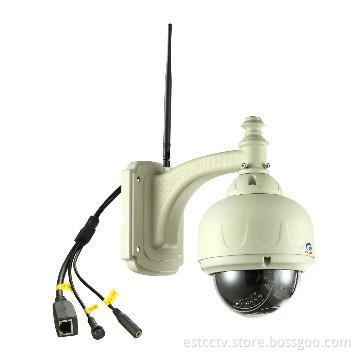 Zoom PTZ Waterproof IP Camera, IPCAM Outdoor for 24-hour Home Security